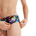 Boy's swimsuit Speedo 6.5cm Digital Allover Brief Boy Black/Hypersonic Blue/Orange/Lumo Green