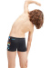 Boy's swimsuit Speedo Digital Panel Aquashort Boy Black/Hypersonic Blue/Orange/Lumo Green