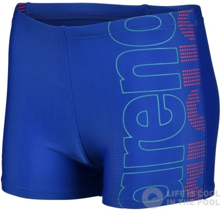 Boy's swimsuit Arena Boys Swim Short Graphic Royal/Fluo Red