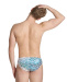 Men's swimsuit Arena Planet Water Swim Briefs White Multi