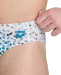 Men's swimsuit Arena Planet Water Swim Briefs White Multi