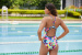 Women's swimwear Funkita On The Grid Diamond Back One Piece