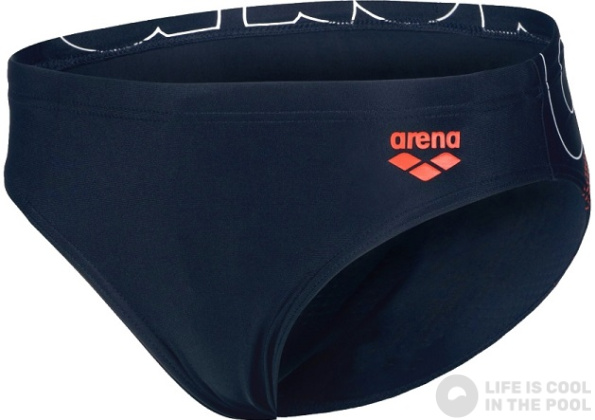 Boy's swimsuit Arena Boys Swim Brief Graphic Navy