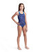 Girl's swimsuit Arena Girls Galactics Swimsuit Swim Pro Back Navy/Blue River