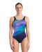 Women's swimwear Arena Bodylift Swimsuit U Back Teresa C-Cup Navy/Bali Green