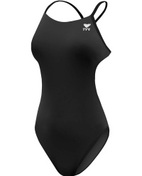 Women's swimwear Tyr Durafast Elite Cutoutfit Black