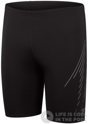 Speedo Hyperboom Placement Jammer Black/USA Charcoal