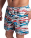 Arena Beach Boxer Allover White/Turquoise Multi