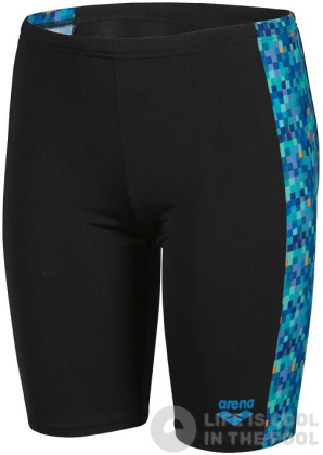 Arena Pooltiles Swim Jammer Boys Black/Blue Multi