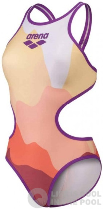 Arena One Morning Light Swimsuit Tech Back Purple/Rose Multi