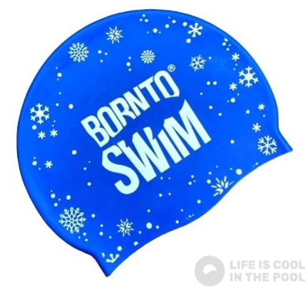 BornToSwim SNOWFLAKES Silicone Cap