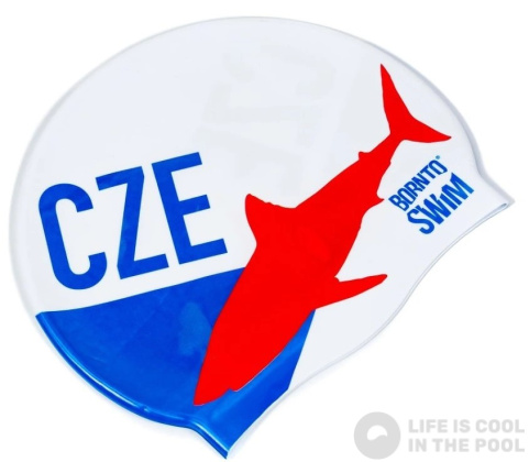 BornToSwim CZE Swimming Cap