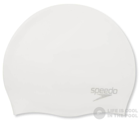 Speedo Plain Moulded Silicone Swimming Cap