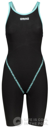 Arena Powerskin Primo Closed Back Racing Black/Teal